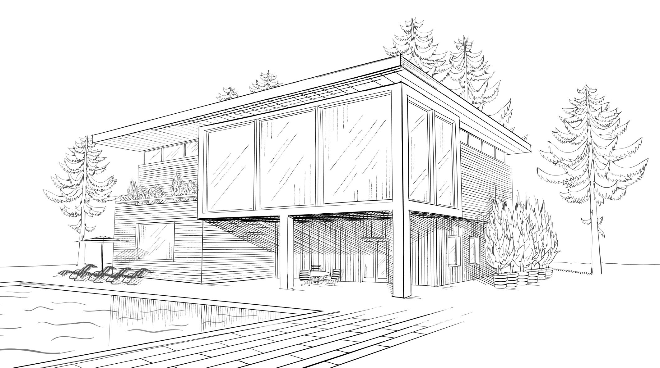 Planung ökologischer Holzhäuser